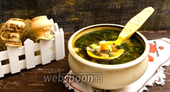 Похлёбка из крапивы с овощами