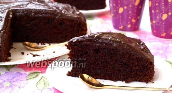 Шоколадно-свекольный пирог