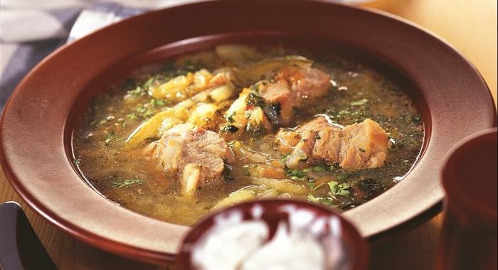 Картофельный суп по-латышски