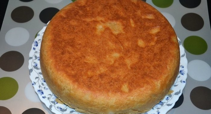 Пирог с курицей в мультиварке
