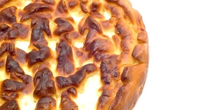 Творожный пирог на песочном тесте