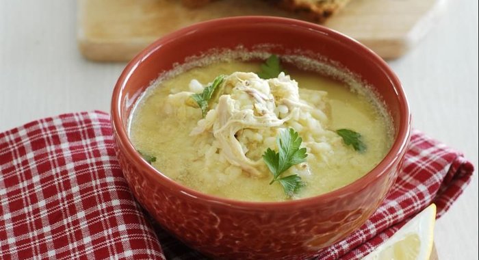 Котосупа аголемоно - куриный суп