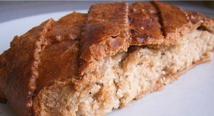 Пирог с рыбой в микроволновке