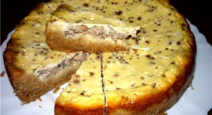 Пирог из сайры