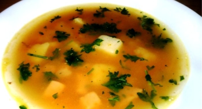 Гороховый суп с колбасой в мультиварке