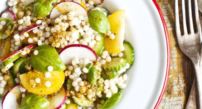 Кускус со свежими овощами