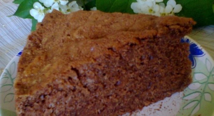 Простой шоколадный пирог