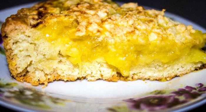 Постный цитрусовый пирог