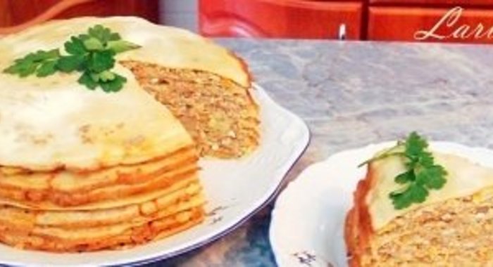 Рязанский блинчатый пирог