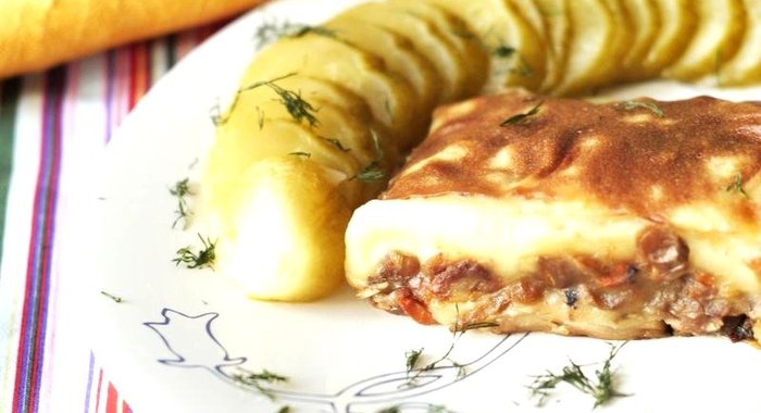 Шепардский пирог с чечевицей