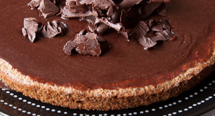 Шоколадный маковый пирог