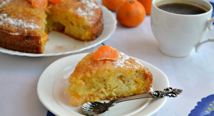 Мандариновый пирог