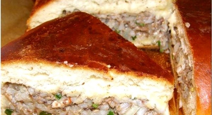 Быстрый пирог с рыбными консервами