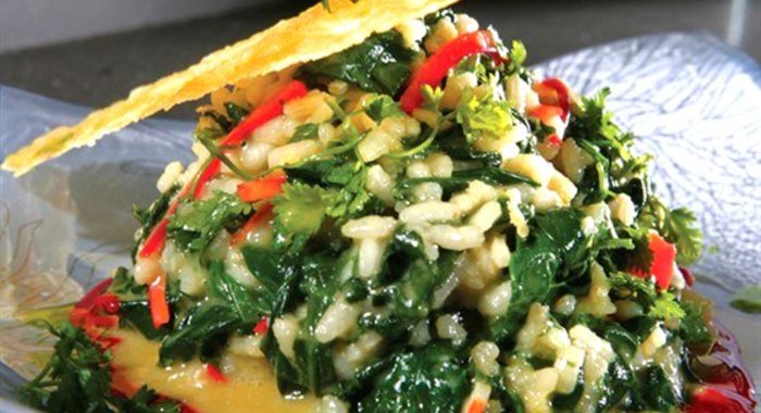 Ризотто со шпинатом