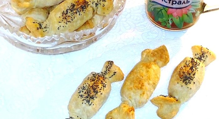 Слойки с тыквой Конфетки