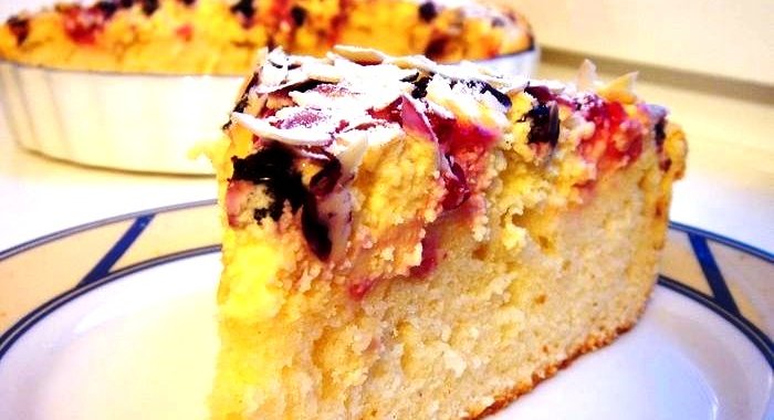 Сливочный пирог с ванилью