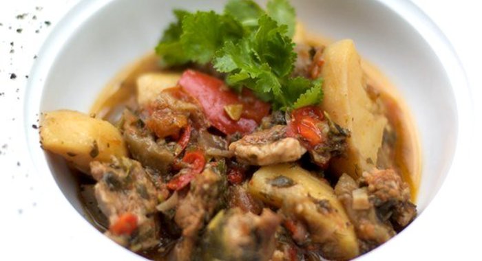 Чанахи со сладким перцем