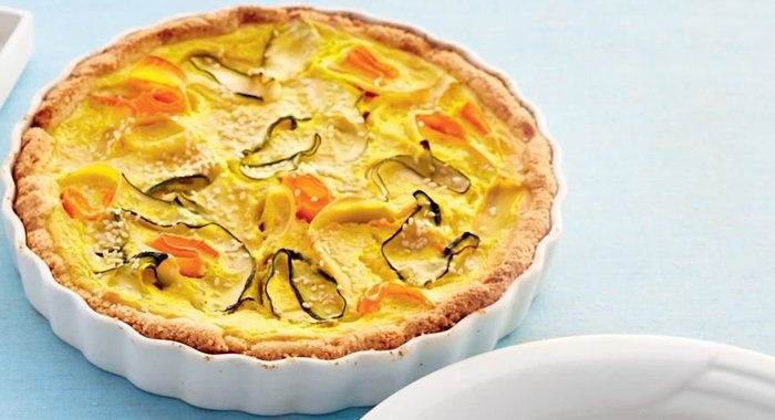 Круговой пирог с овощами