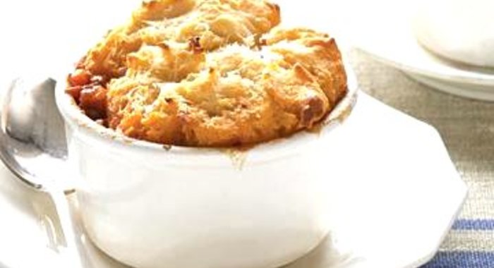 Итальянский пирог в горшке