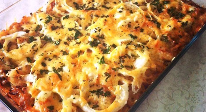 Капустно-мясной пирог