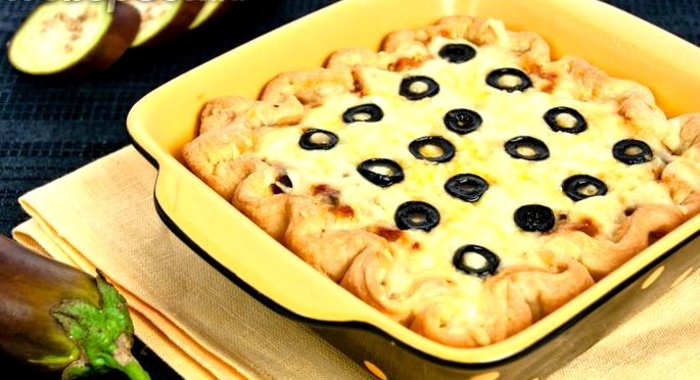 Пирог с баклажанами