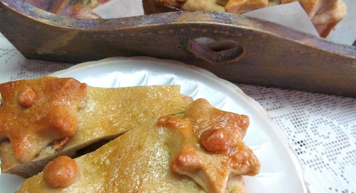 Закрытый пирог с яблоками