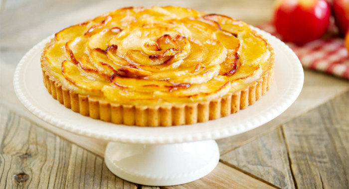 Яблочный пирог с курдом