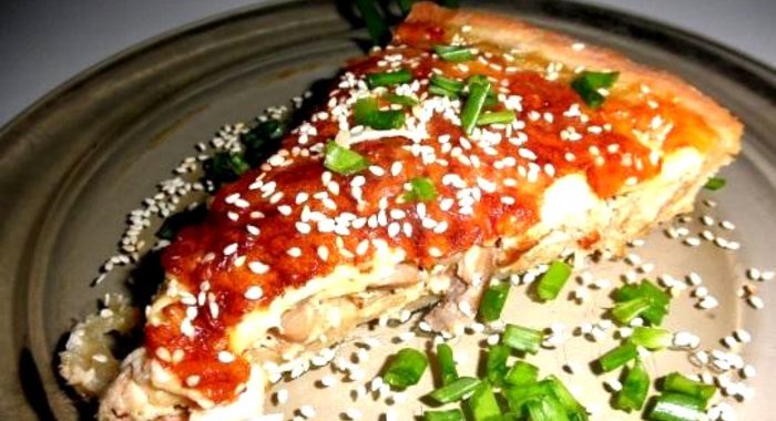 Пирог без дрожжей