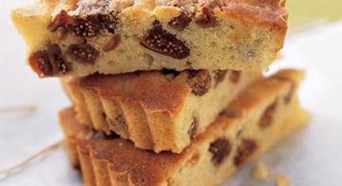 Лимонный пирог с инжиром