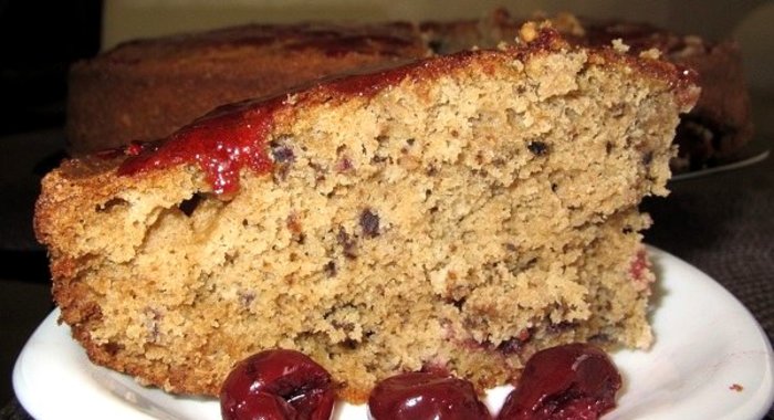 Пирог на заварке с вареньем