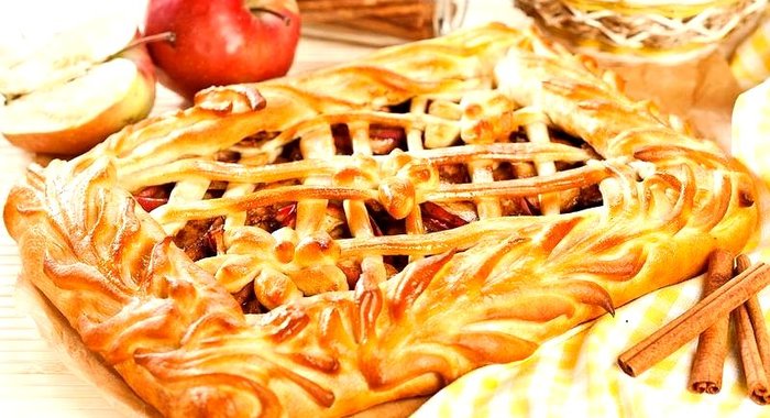 Тесто для пирога с яблоками