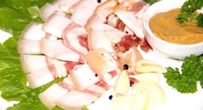 Соленое сало без рассола