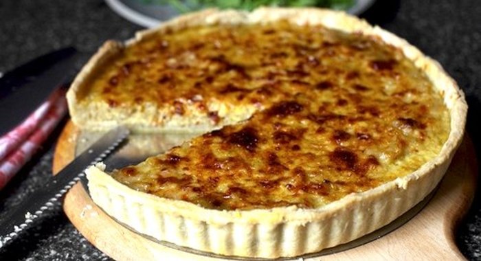 Французский луковый пирог
