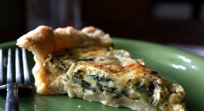 Пирог с лисичками и сыром