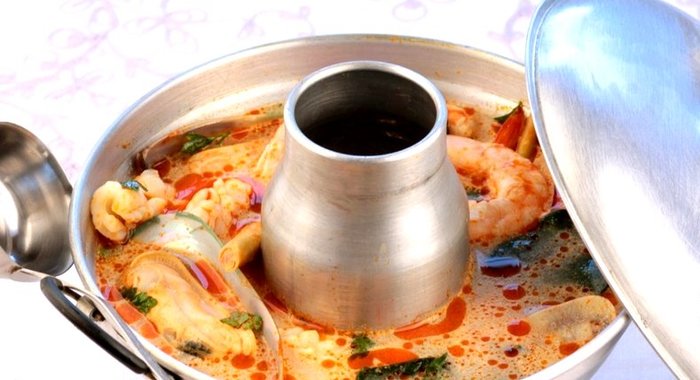 Суп Том ям с кокосовым молоком