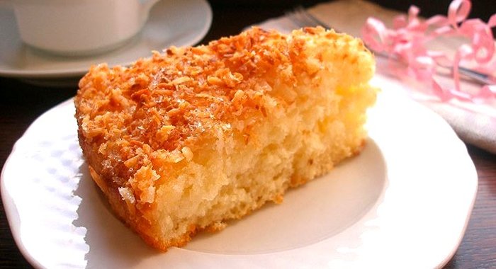 Изумительный кокосовый пирог