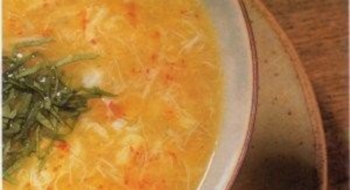 Суп с кукурузой и крабами