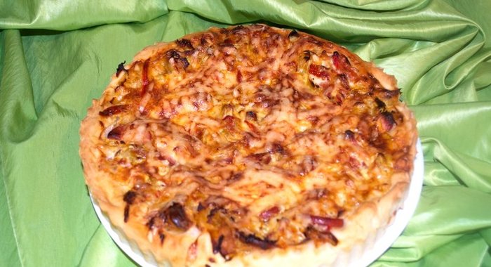 Пирог с капустой и овощами