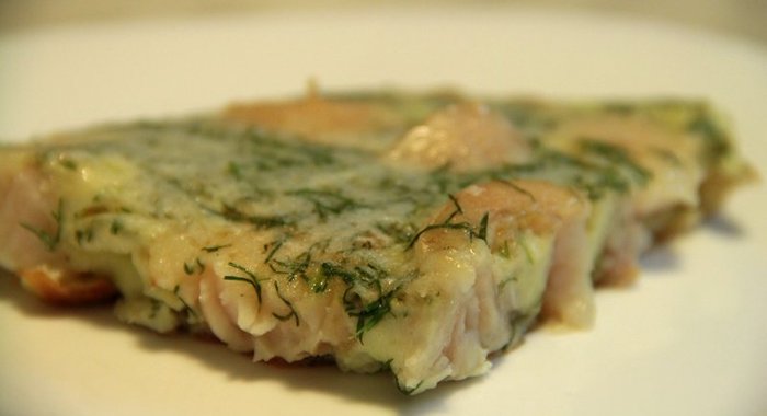 Рыбный омлет