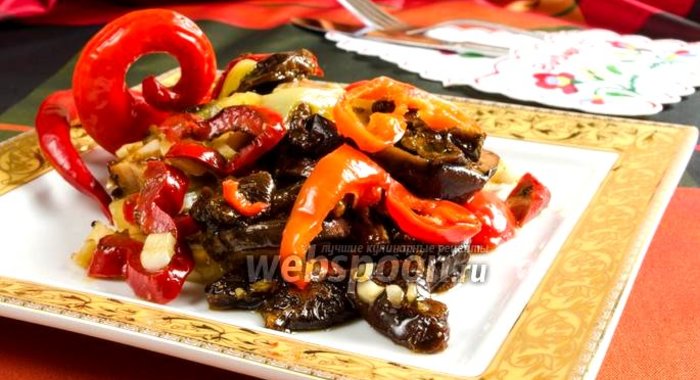 Пикантная баклажановая закуска