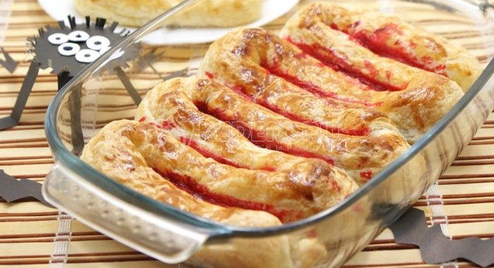 Пирог на Хэллоуин «Кишки»