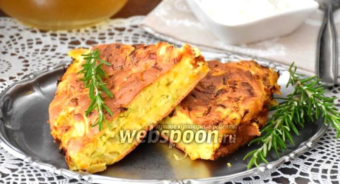 Ленивый пирог с капустой