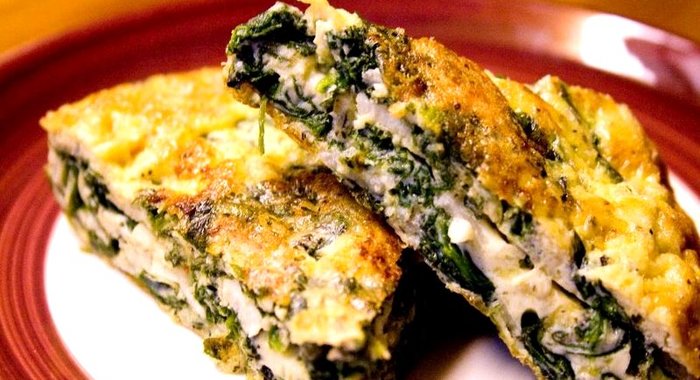 Пирог со шпинатом