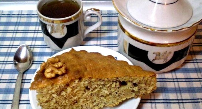 Пирог ореховый с корицей
