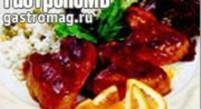 Пирог слоеный с фруктами