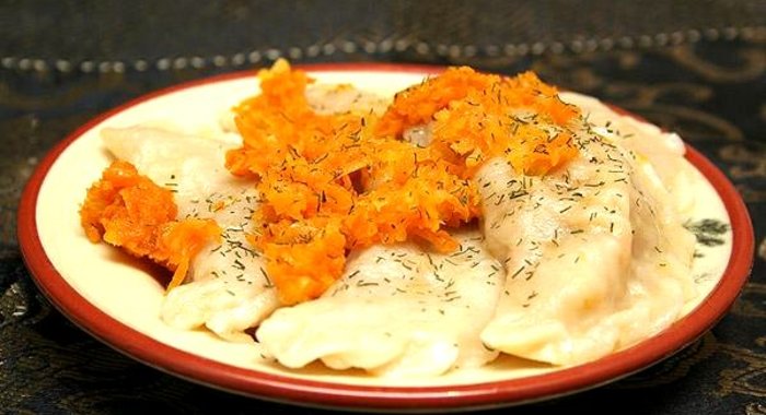 Вареники с капустой