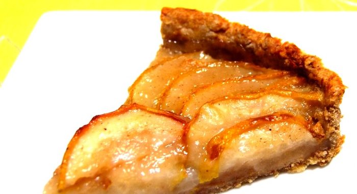 Грушевый перевернутый пирог