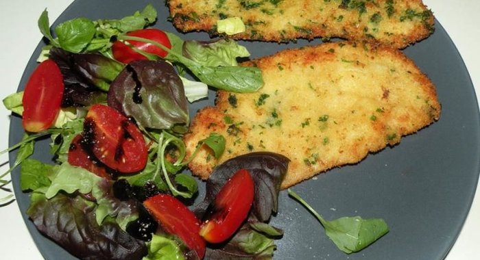 Шницель по-милански