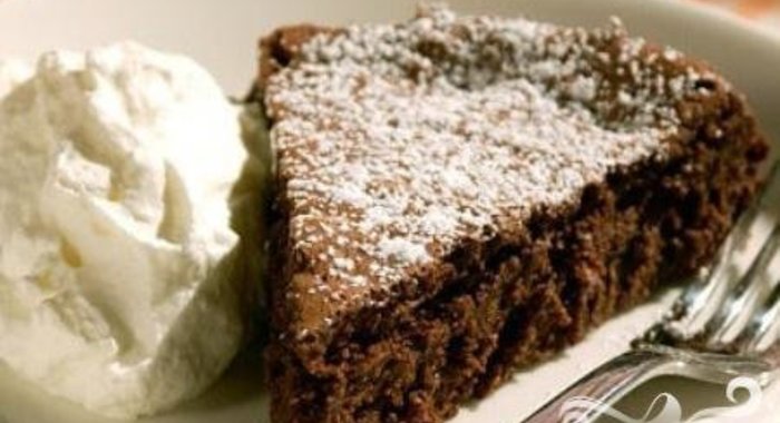 Шоколадный пирог без муки