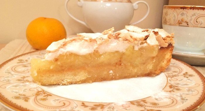 Ананасовый пирог с меренгой